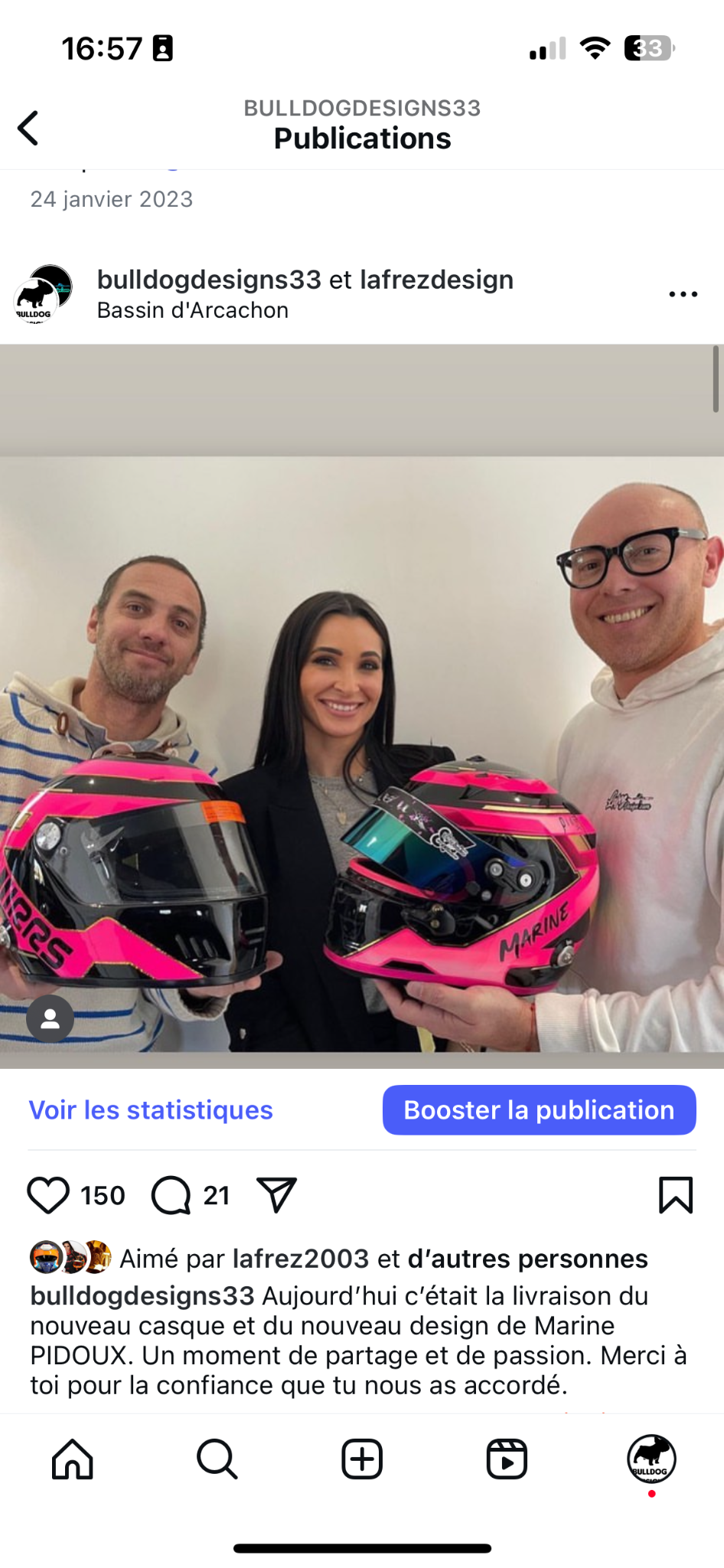 Photo de pilote — Bulldog Designs & Lafrez Design